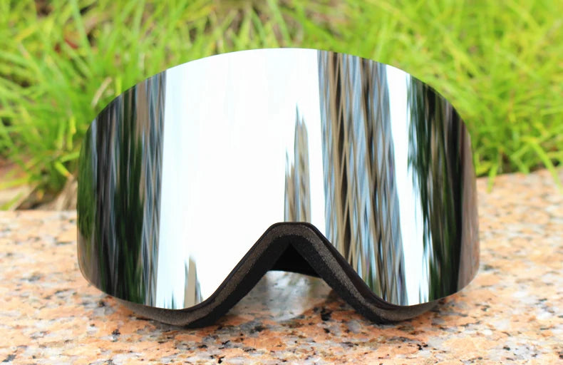 Gogle narciarskie z magnetycznymi soczewkami – podwójna szybka Anti-Fog