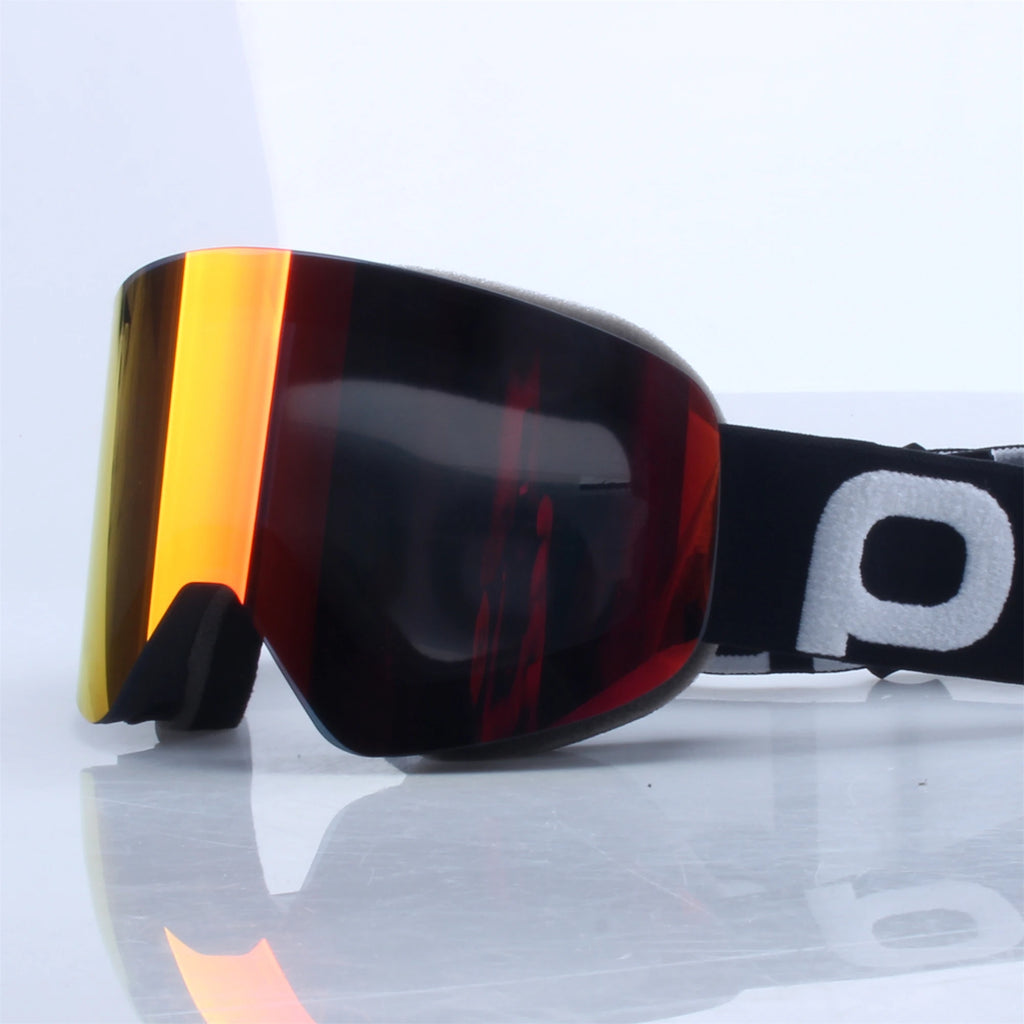 Gogle narciarskie z magnetycznymi soczewkami – podwójna szybka Anti-Fog